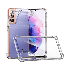 Anti Burst Case Transparent Samsung Galaxy S21